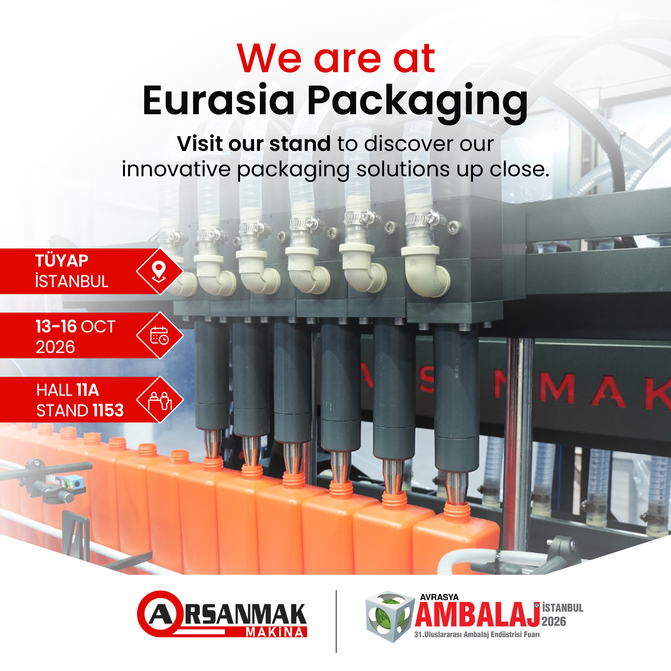 Arsanmak на 31-й Евразийской выставке упаковки.